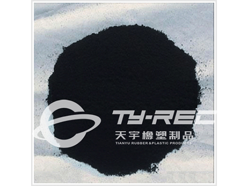 Fine tire rubber powder